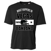 What Happens In Vegas started In Oakland Football Cooling Performance Crew T-Shirt