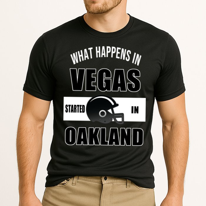 What Happens In Vegas started In Oakland Football Performance Shirt
