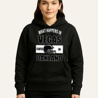 What Happens In Vegas started In Oakland Football Hoodie