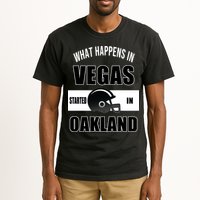 What Happens In Vegas started In Oakland Football Tall T-Shirt