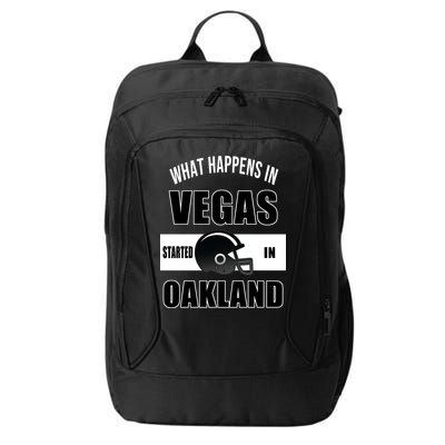 What Happens In Vegas started In Oakland Football City Backpack