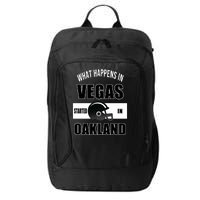 What Happens In Vegas started In Oakland Football City Backpack