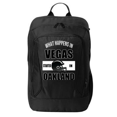 What Happens In Vegas started In Oakland Football City Backpack