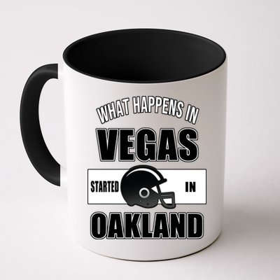What Happens In Vegas started In Oakland Football Mug