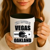 What Happens In Vegas started In Oakland Football Mug