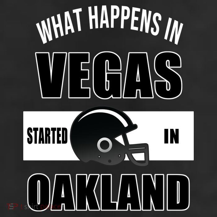 What Happens In Vegas started In Oakland Football Beanie
