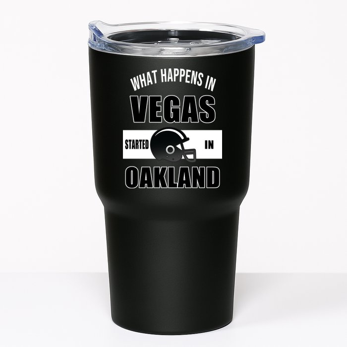 What Happens In Vegas started In Oakland Football Tumbler