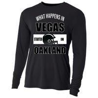 What Happens In Vegas started In Oakland Football Cooling Performance Long Sleeve Crew