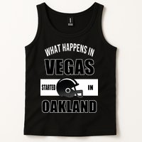 What Happens In Vegas started In Oakland Football Tank Top
