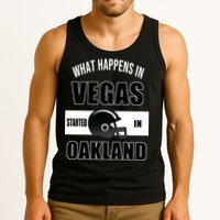 What Happens In Vegas started In Oakland Football Tank Top