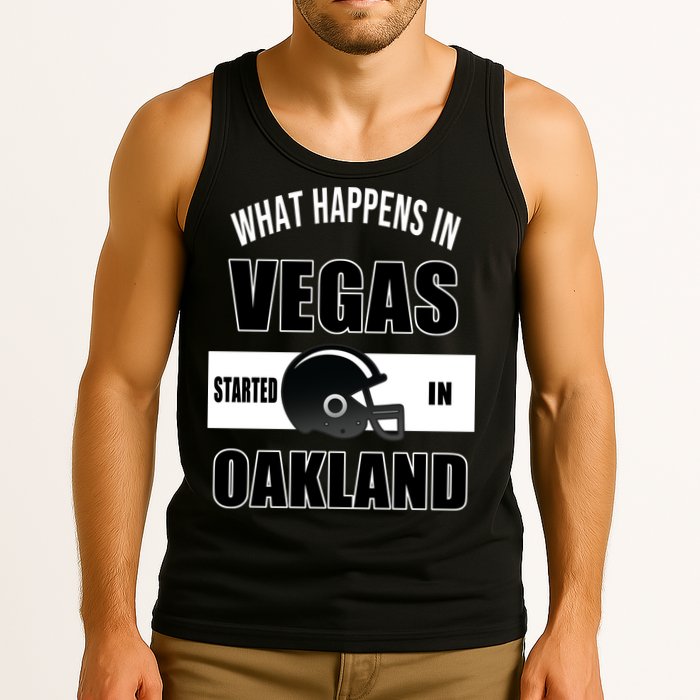 What Happens In Vegas started In Oakland Football Tank Top