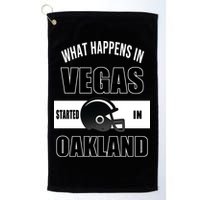 What Happens In Vegas started In Oakland Football Golf Towel