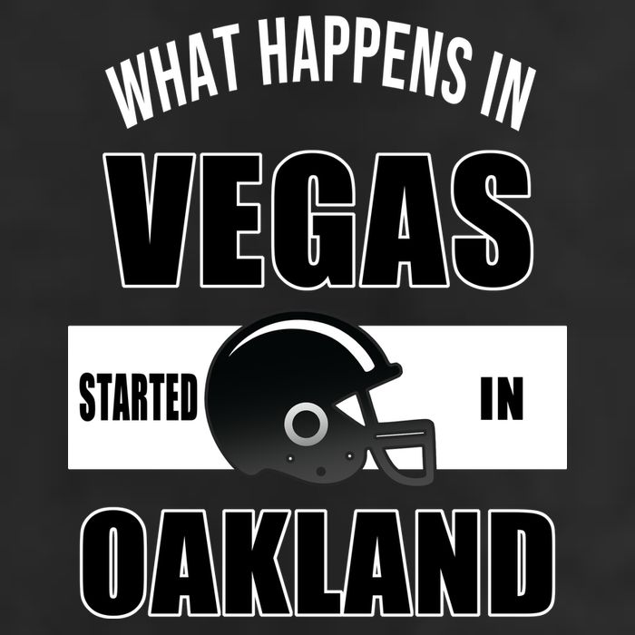 What Happens In Vegas started In Oakland Football Microfiber Hand Towel