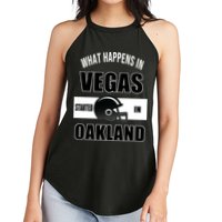 What Happens In Vegas started In Oakland Football Women's Perfect Tri Rocker Tank