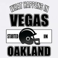 What Happens In Vegas started In Oakland Football Garment-Dyed Sweatshirt