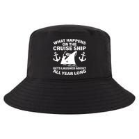 What Happens On A Cruise Ship Cool Comfort Performance Bucket Hat