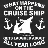 What Happens On A Cruise Ship Cool Comfort Performance Bucket Hat