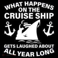 What Happens On A Cruise Ship Flexfit Unipanel Trucker Cap