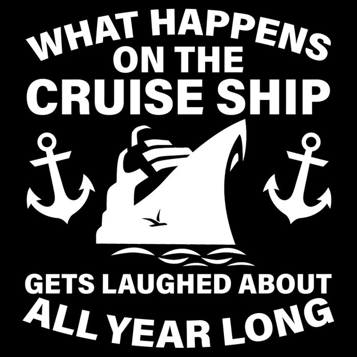 What Happens On A Cruise Ship 7-Panel Snapback Hat