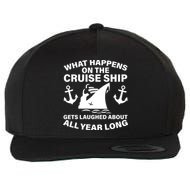 What Happens On A Cruise Ship Wool Snapback Cap