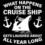 What Happens On A Cruise Ship Wool Snapback Cap