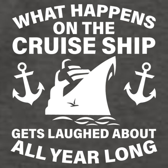 What Happens On A Cruise Ship Vector Backpack