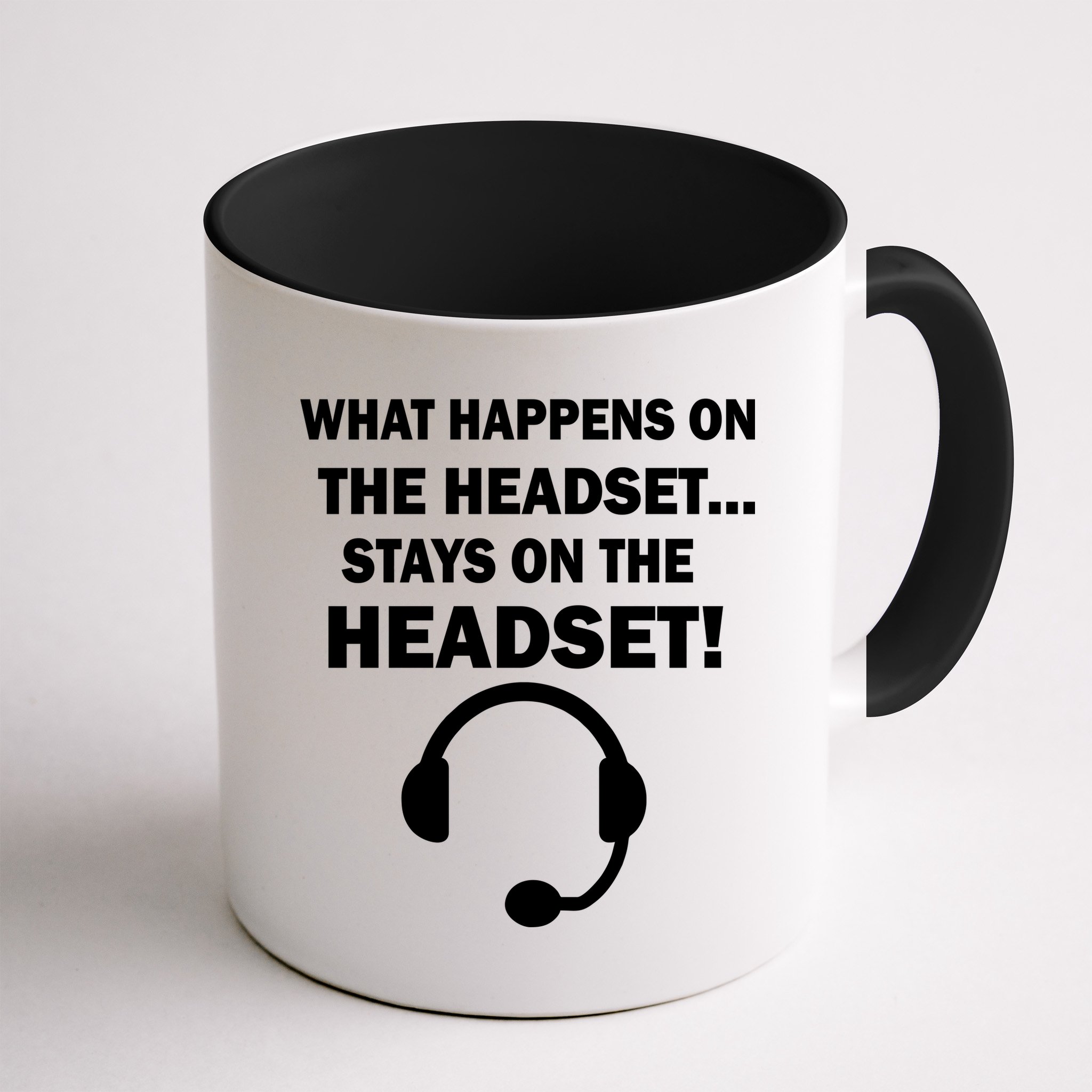 What Happens On The Headset Stays Gamer Mug