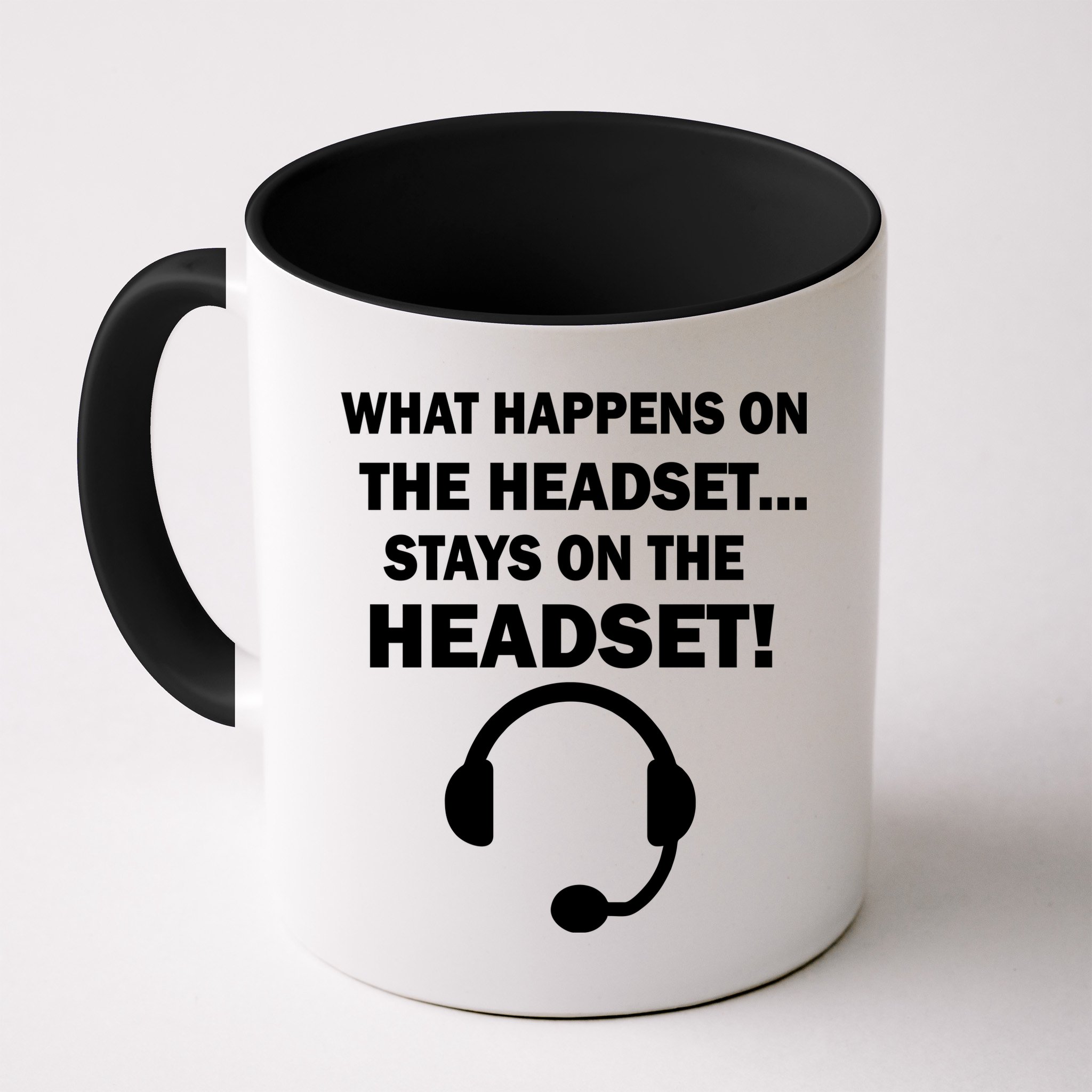 What Happens On The Headset Stays Gamer Mug