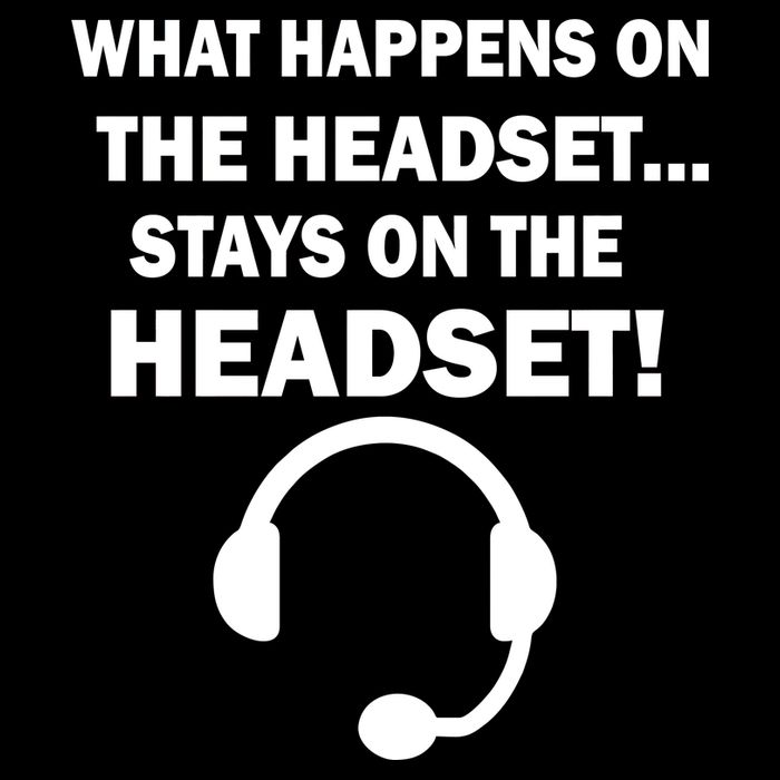 What Happens On The Headset Stays Gamer Cropped Pullover Crew