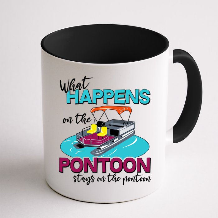 What Happens On The Pontoon Stays On The Pontoon Mug