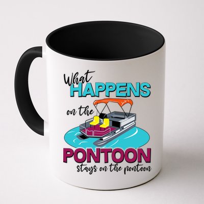What Happens On The Pontoon Stays On The Pontoon Mug