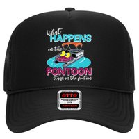 What Happens On The Pontoon Stays On The Pontoon Hat