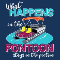 What Happens On The Pontoon Stays On The Pontoon Cool Comfort Performance Bucket Hat