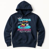 What Happens On The Pontoon Stays On The Pontoon Hoodie