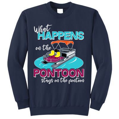 What Happens On The Pontoon Stays On The Pontoon Sweatshirt