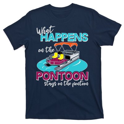 What Happens On The Pontoon Stays On The Pontoon T-Shirt