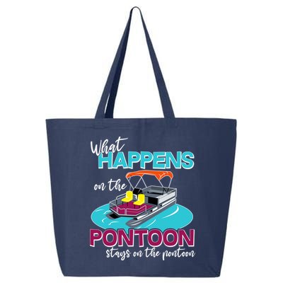 What Happens On The Pontoon Stays On The Pontoon 25L Jumbo Tote
