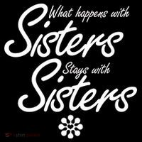 What Happens With Sisters Stays With Sisters Short Acrylic Beanie
