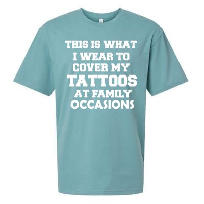 What I Wear To Cover My Tattoos At Family Occasions Sueded Cloud Jersey T-Shirt