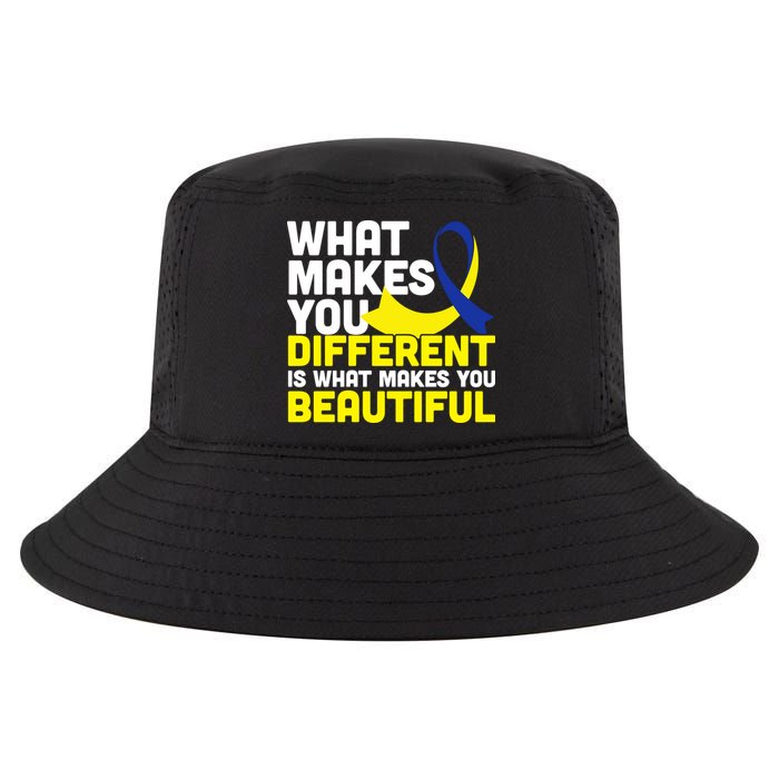 What Makes You Different Down Syndrome Awareness Cool Comfort Performance Bucket Hat
