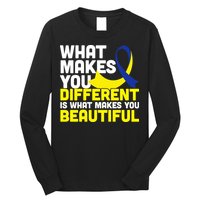 What Makes You Different Down Syndrome Awareness Long Sleeve Shirt