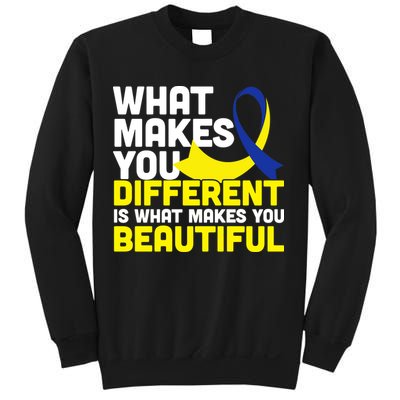 What Makes You Different Down Syndrome Awareness Sweatshirt