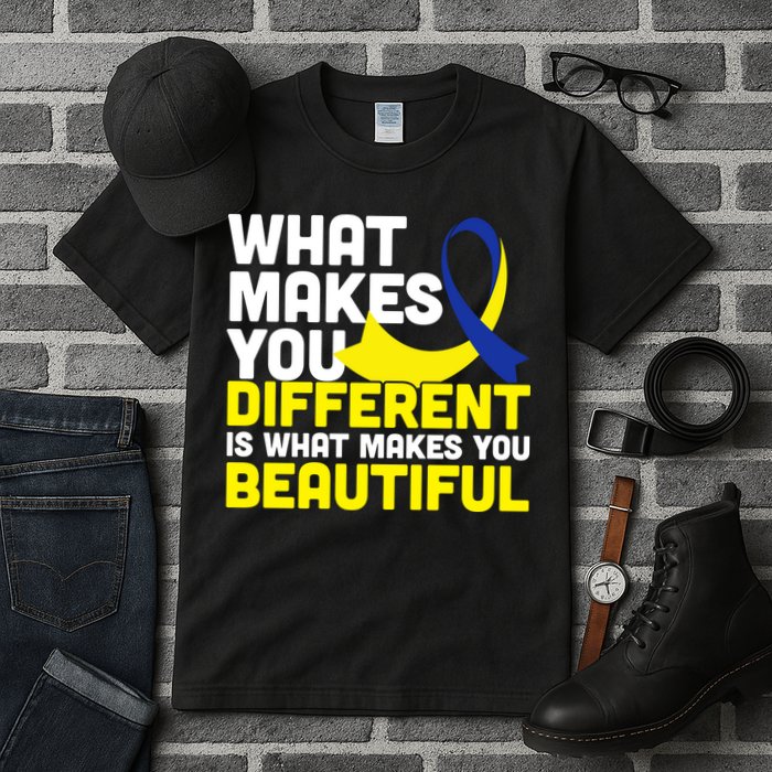 What Makes You Different Down Syndrome Awareness Tall T-Shirt