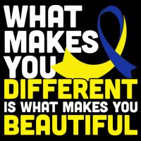 What Makes You Different Down Syndrome Awareness 7-Panel Snapback Hat
