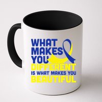 What Makes You Different Down Syndrome Awareness Mug