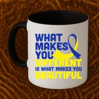 What Makes You Different Down Syndrome Awareness Mug