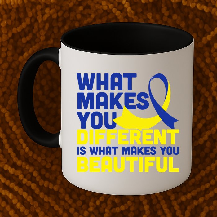 What Makes You Different Down Syndrome Awareness Mug