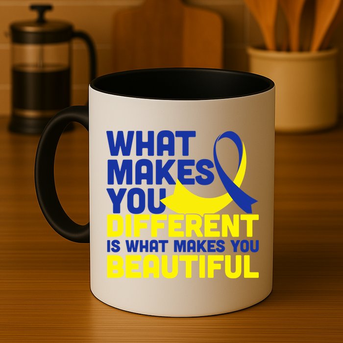 What Makes You Different Down Syndrome Awareness Mug
