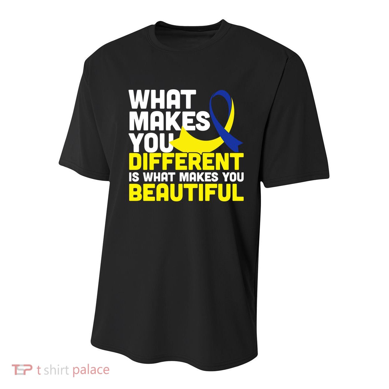 What Makes You Different Down Syndrome Awareness Youth Performance Sprint T-Shirt