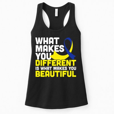 What Makes You Different Down Syndrome Awareness Womens Tank Top